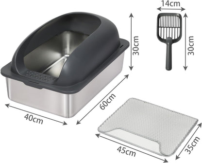 Stainless Steel Cat Litter Box