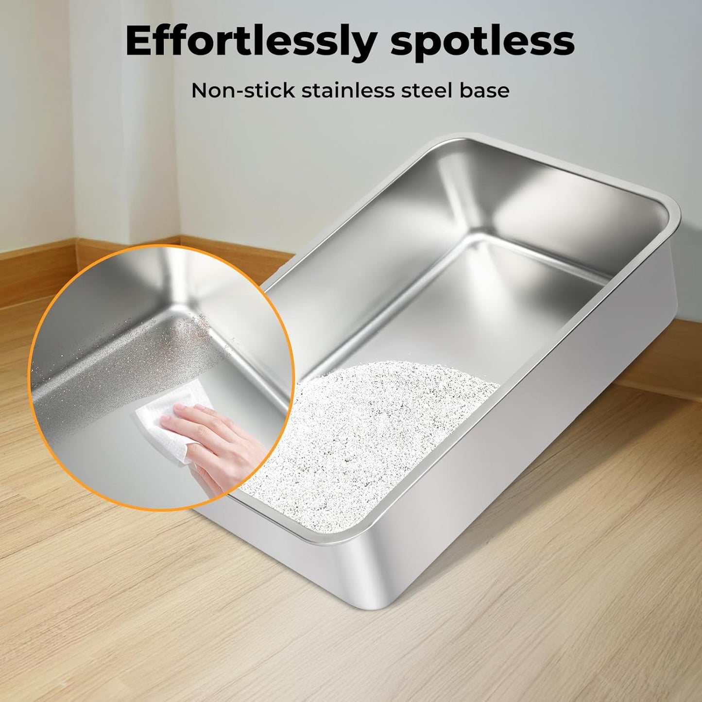 Stainless Steel Cat Litter Box