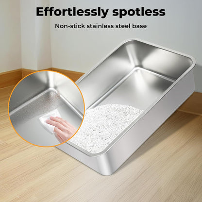 Stainless Steel Cat Litter Box