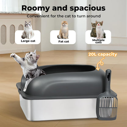 Stainless Steel Cat Litter Box