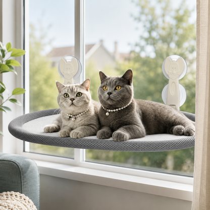 Wall-Mounted Cat Hammock